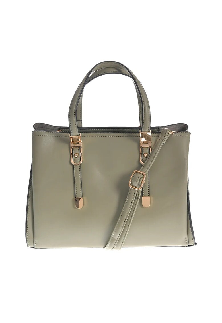 Geanta din piele ecologica cu portofel - Paris