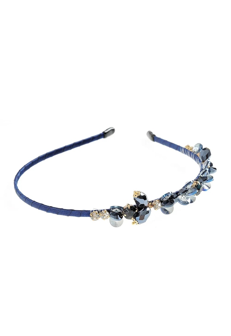 Bentita bleumarin cu pietre acrilice