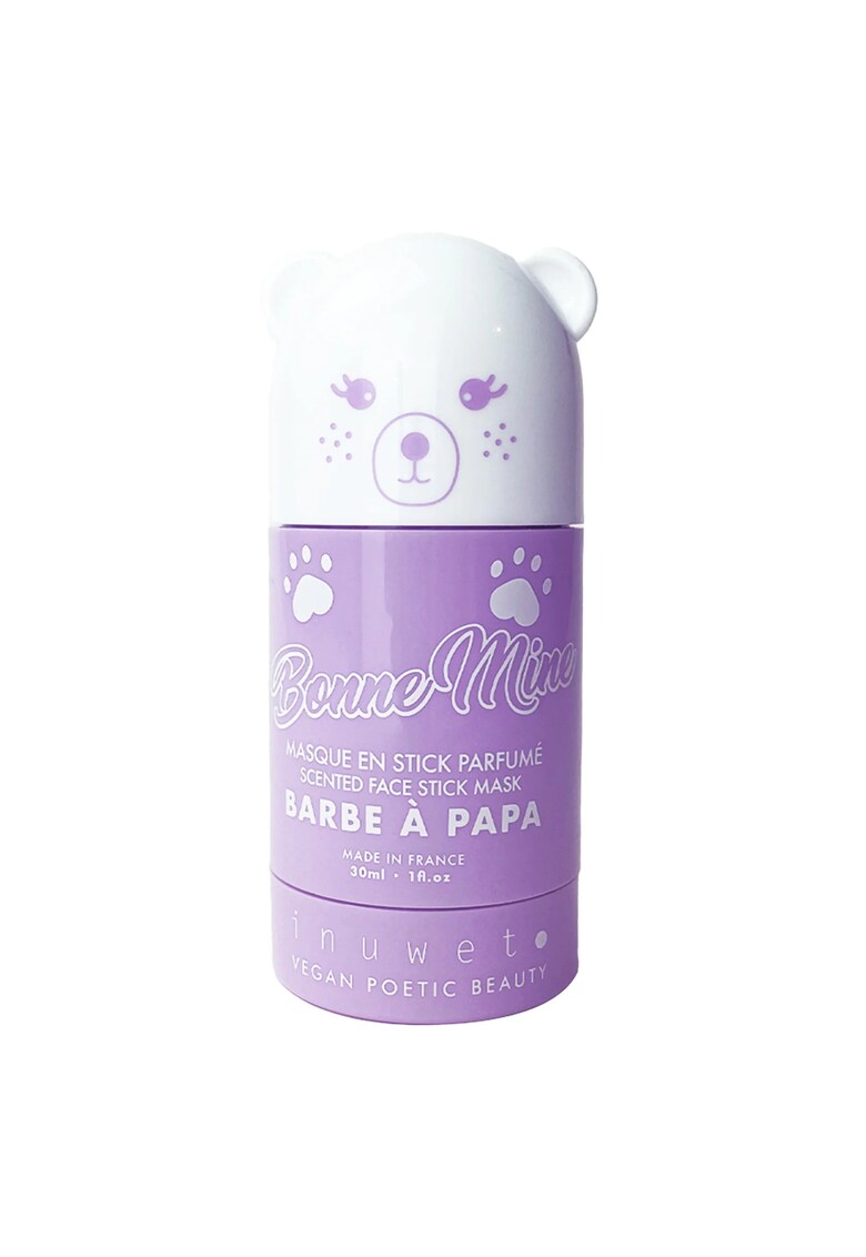 Masca stick iluminatoare pentru fata - cu argila alba si parfum de vata de zahar - 30 ml