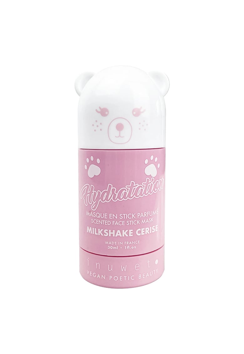 Masca stick hidratanta pentru fata - cu argila alba si parfum milkshake de cirese - 30 ml