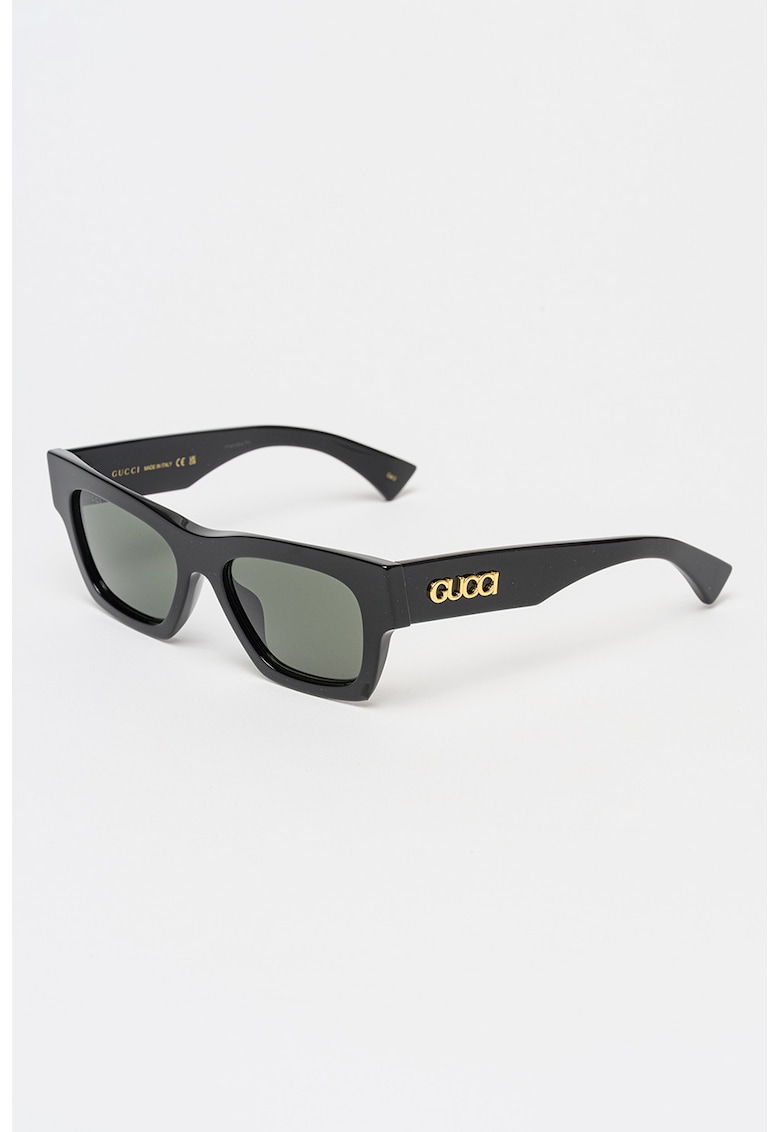 Ochelari de soare cu lentile uni - Auriu/Negru