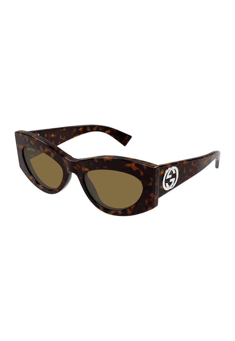 Ochelari de soare cat-eye cu logo
