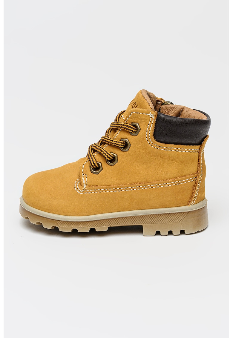 Bocanci de piele si piele nabuc