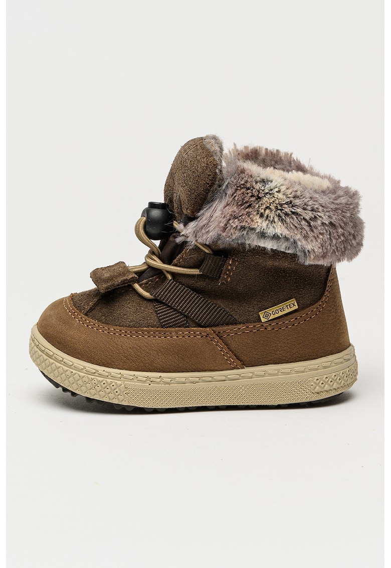 Ghete impermeabile cu garnituri de piele intoarsa