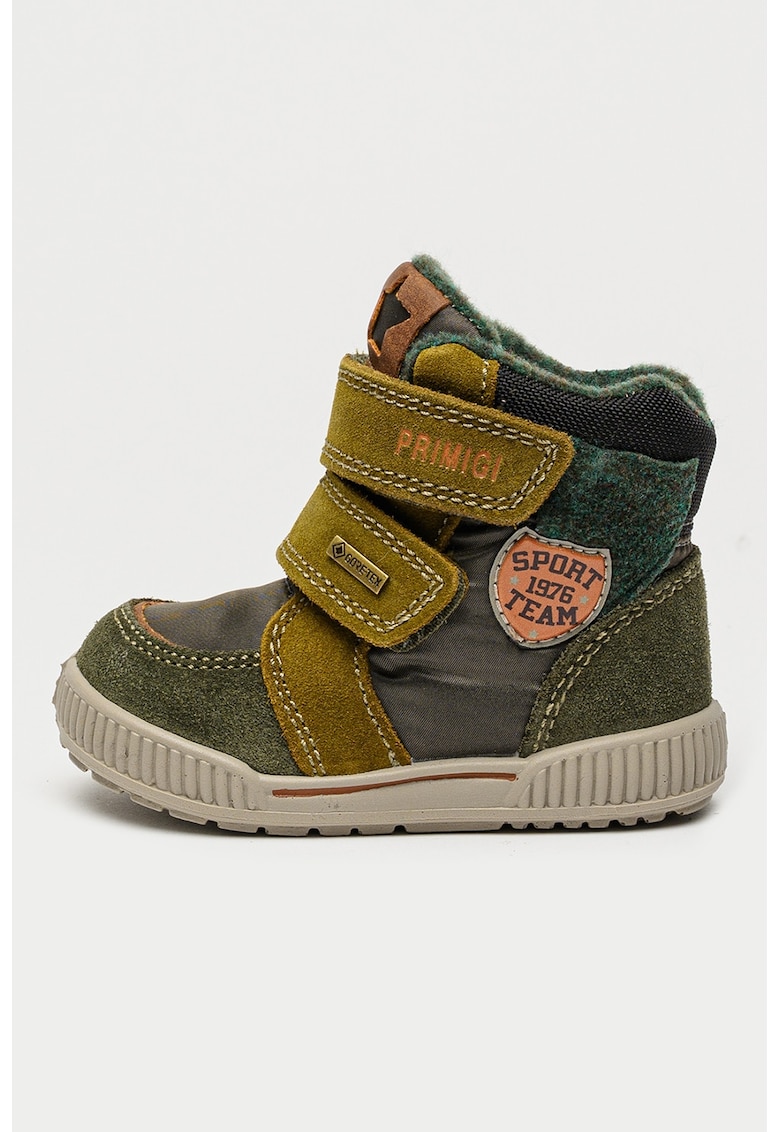 Ghete cu garnituri de piele intoarsa