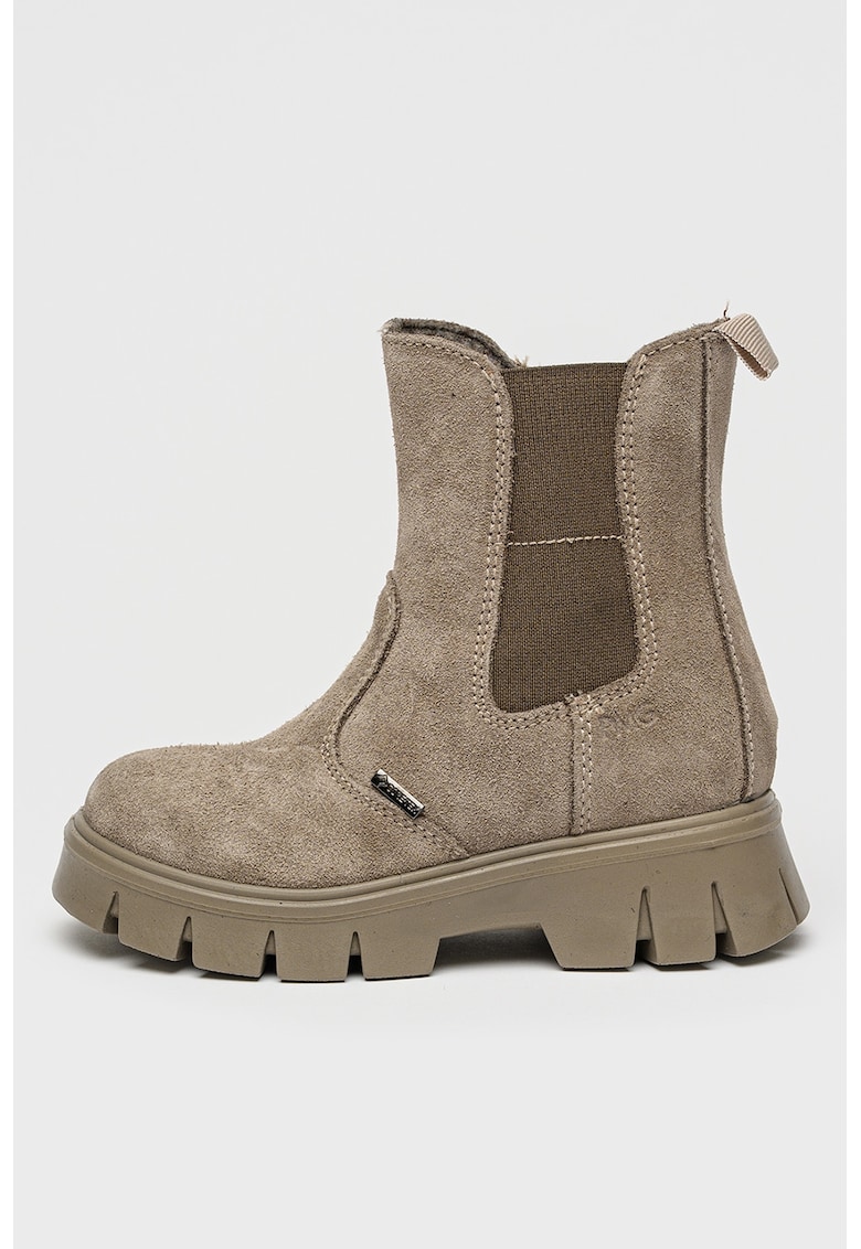 Ghete Chelsea impermeabile de piele intoarsa cu tehinologi Gore-Tex