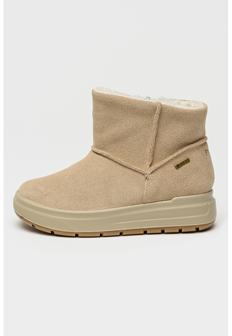 Ghete impermeabile din piele intoarsa cu tehnologie Gore-Tex