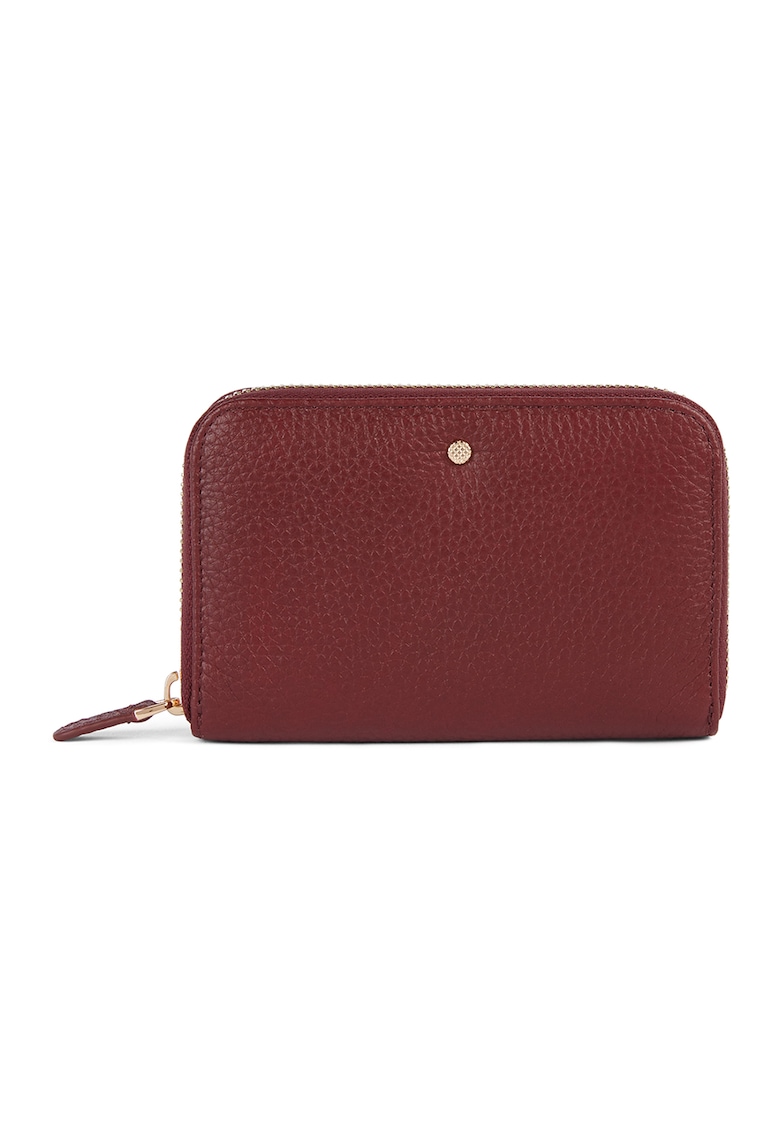 Portofel din piele cu fermoar