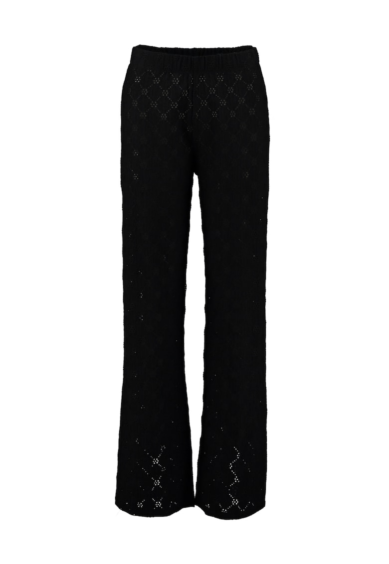 Pantaloni cu perforatii - Negru