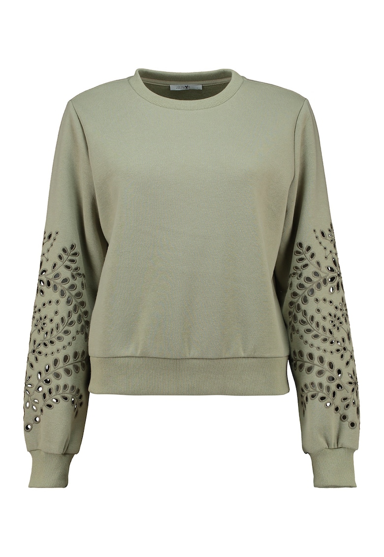 Bluza de trening cu detalii perforate