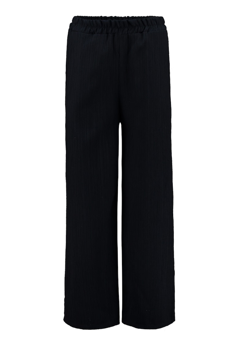 Pantaloni striati cu talie elastica