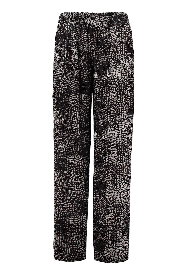 Pantaloni cu imprimeu cu aspect de piele de reptila