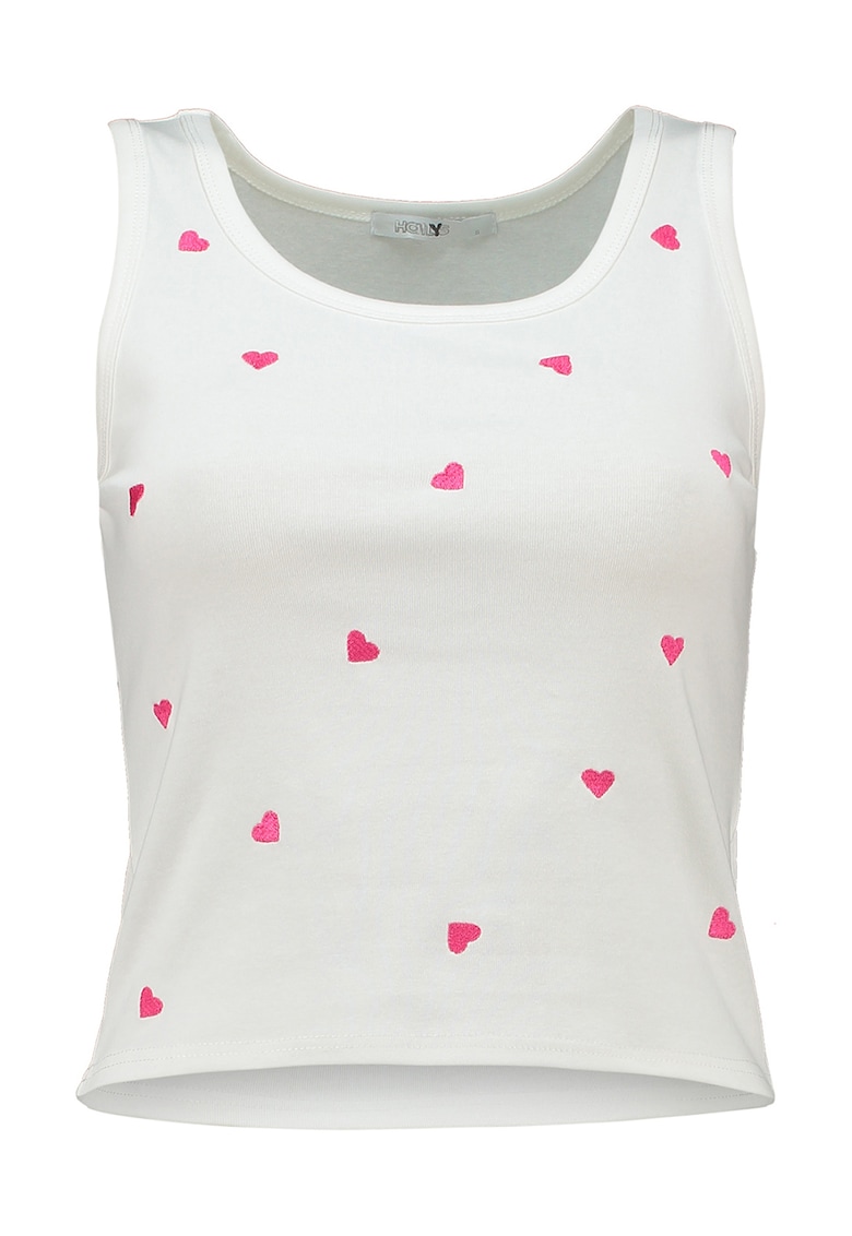 Top crop cu imprimeu