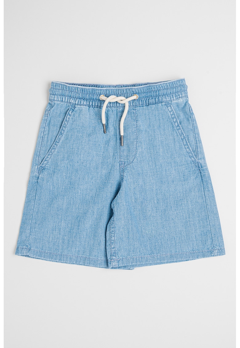 Pantaloni scurti din chambray