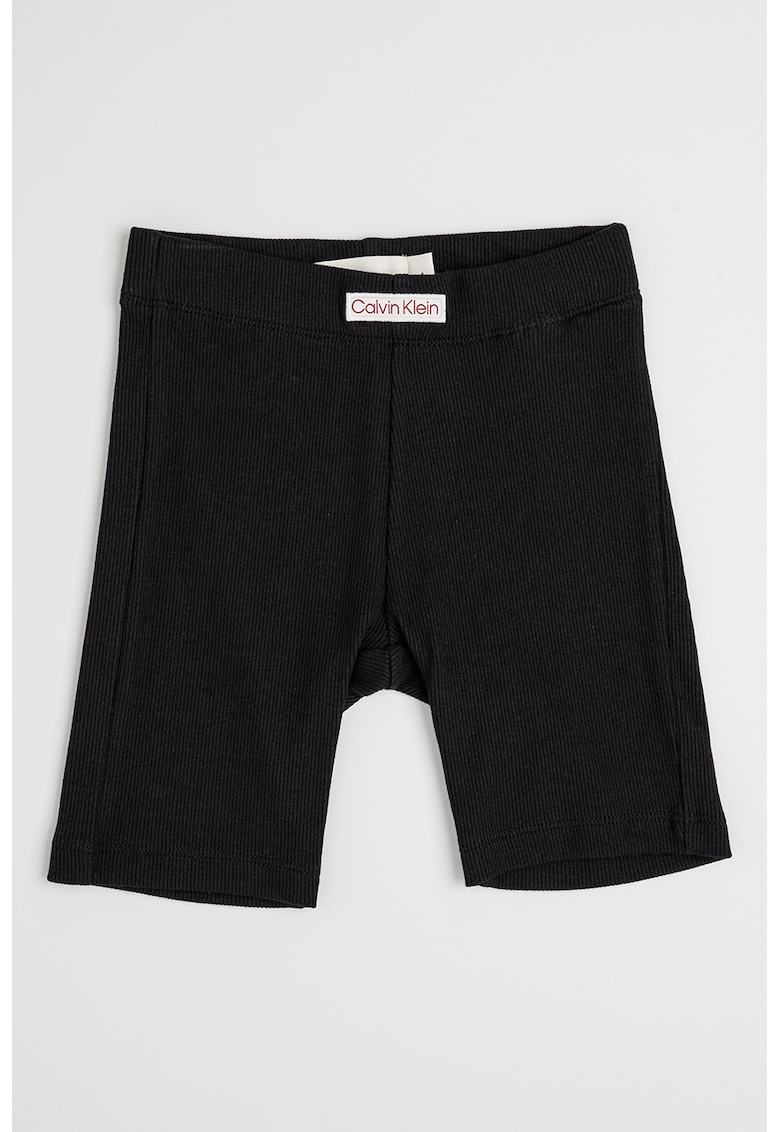 Colanti scurti striati - Negru