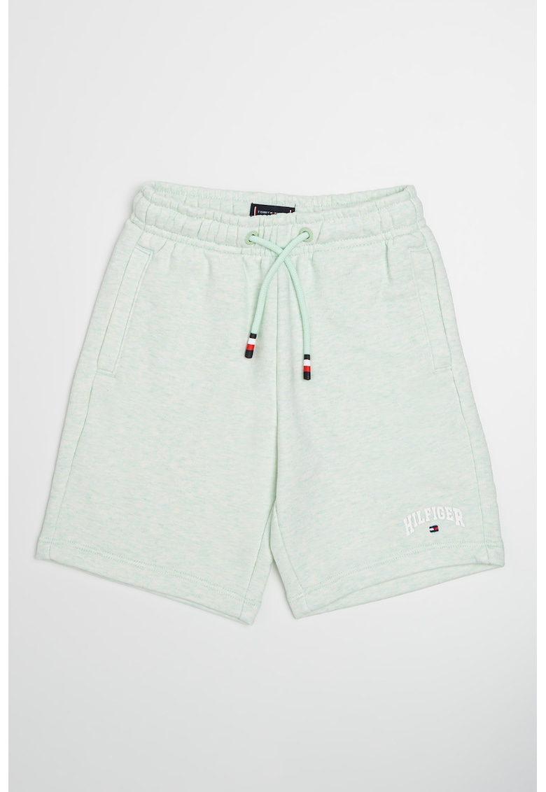 Pantaloni scurti din amestec de bumbac cu talie ajustabila