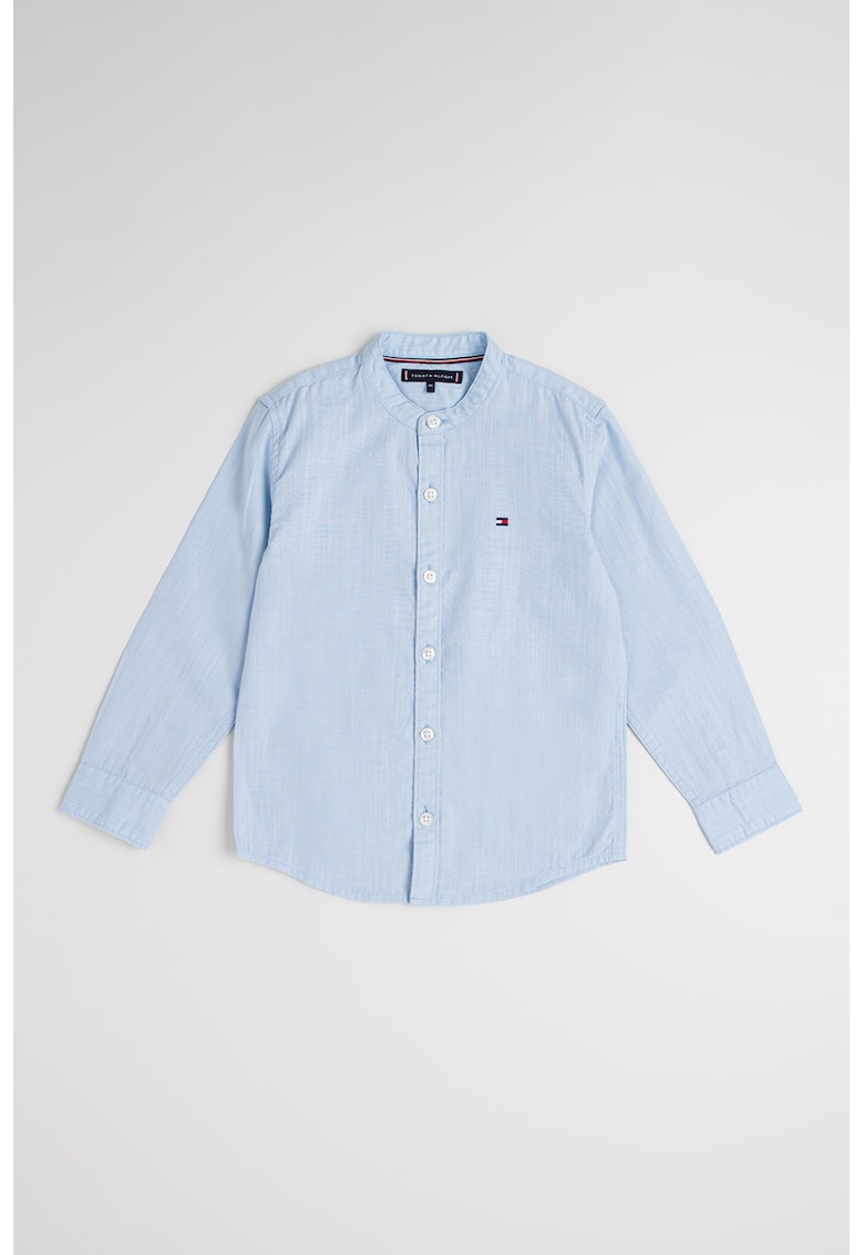 Camasa de bumbac cu logo discret