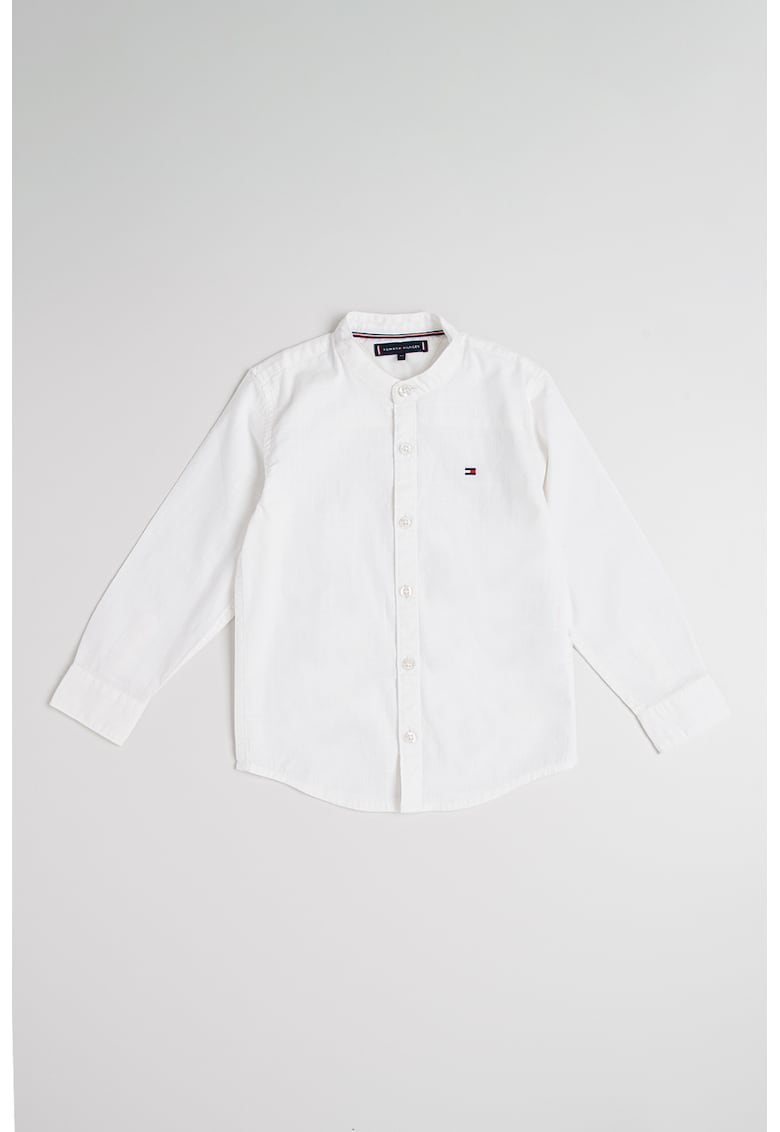 Camasa de bumbac cu logo discret