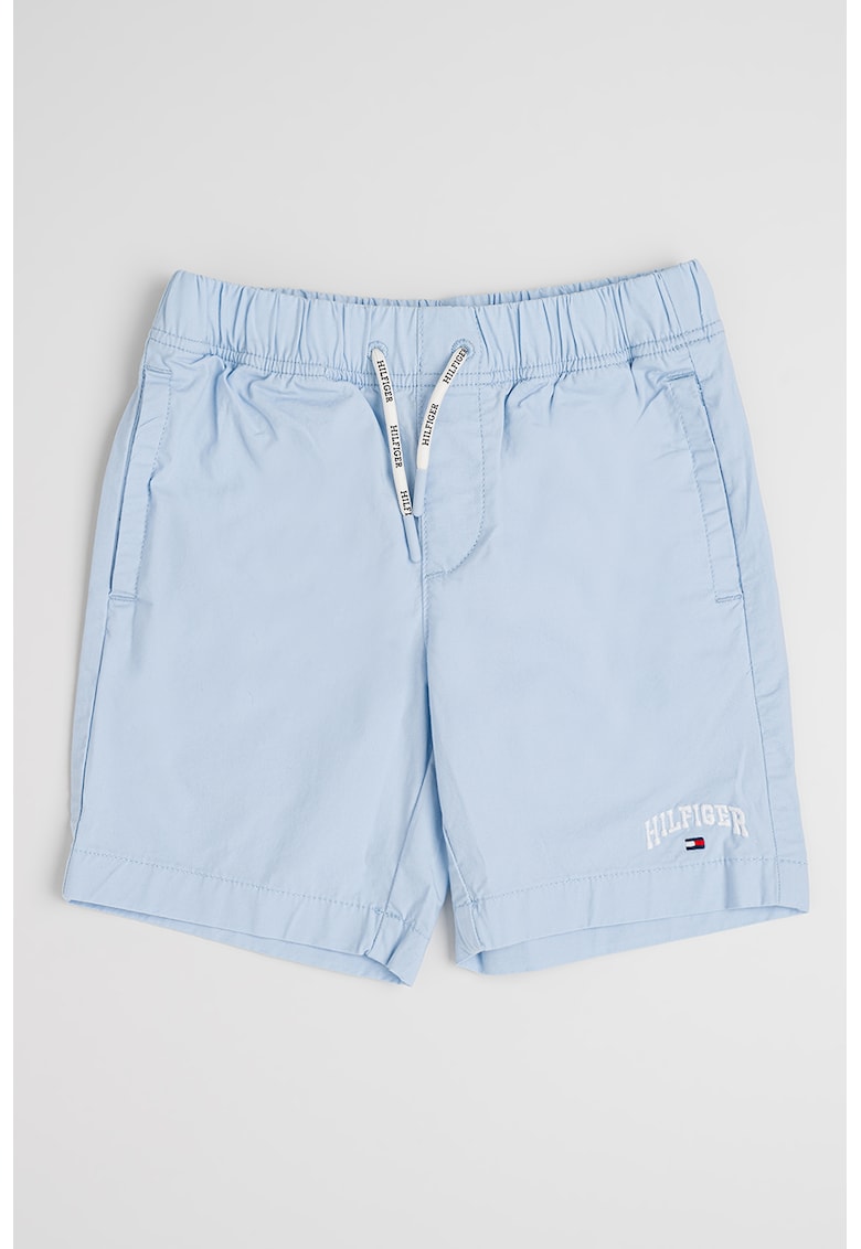 Pantaloni scurti de bumbac cu buzunare laterale