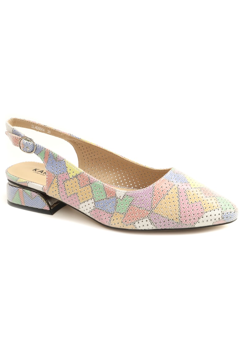 Pantofi dama decupati H3DL40008A 15 N - Multicolor