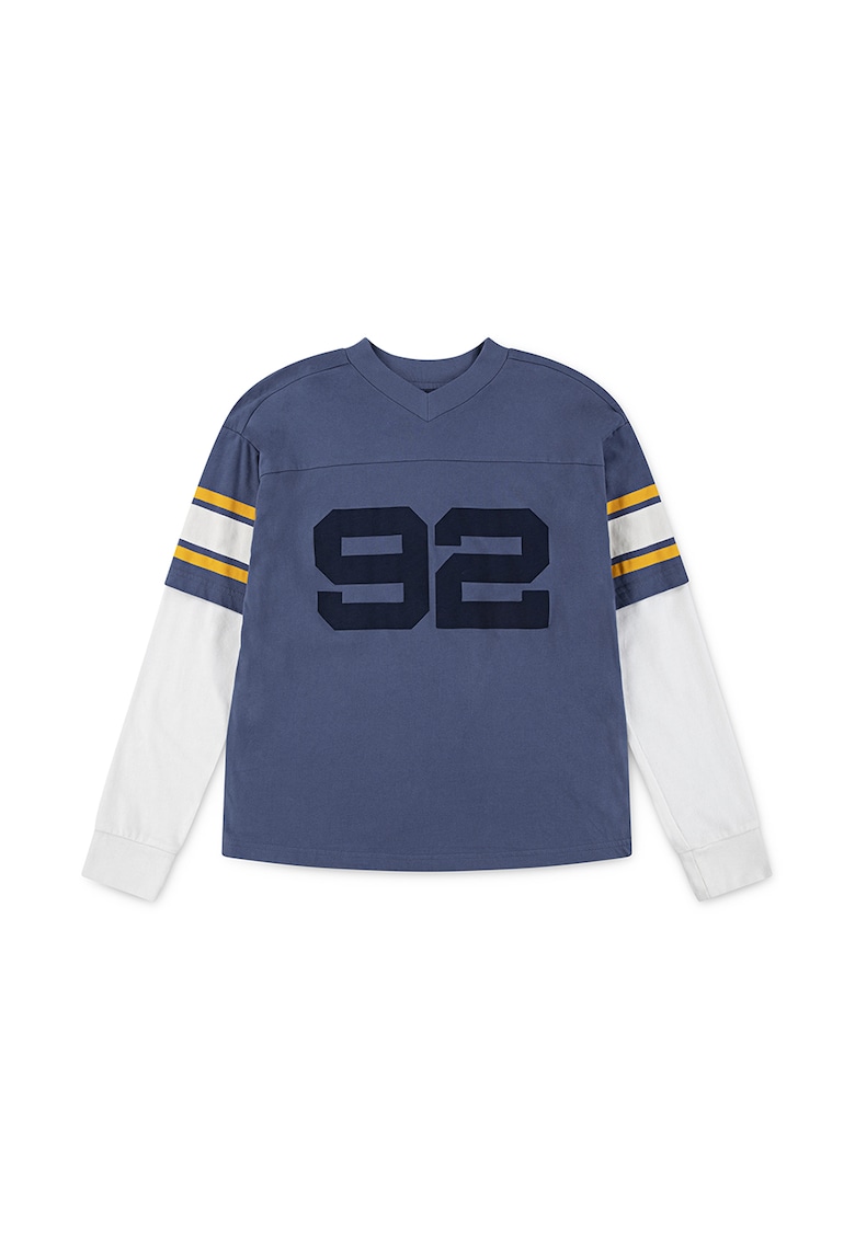 Bluza cu aspect 2 in 1 cu logo