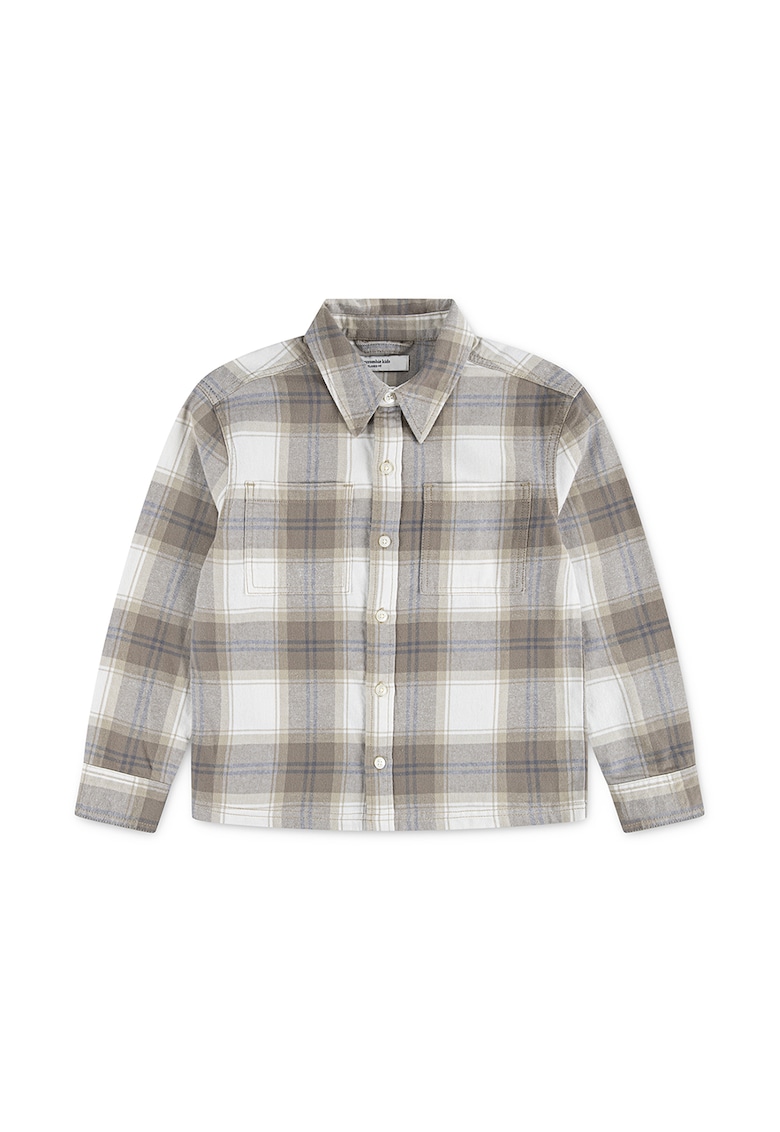 Camasa de bumbac cu model in carouri Camasa de bumbac cu model in carouri