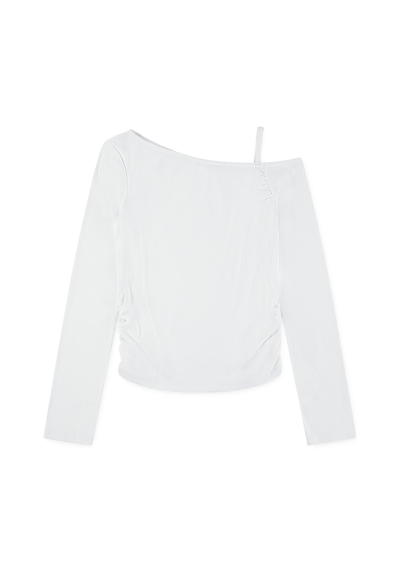 Bluza striata cu insertie elastica laterala Bluza striata cu insertie elastica laterala