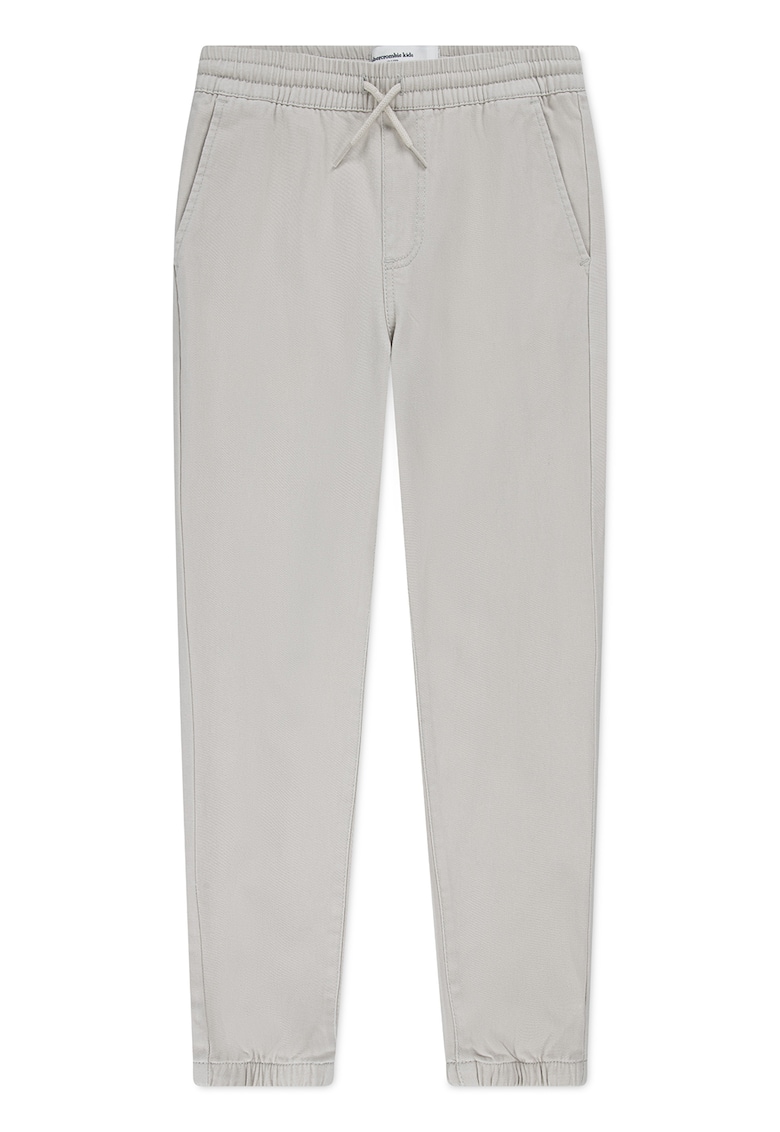 Pantaloni de trening uni cu snur