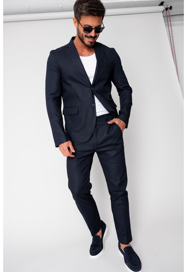 Costum Ralph din IN sacou si pantalon lung Navy New 16654