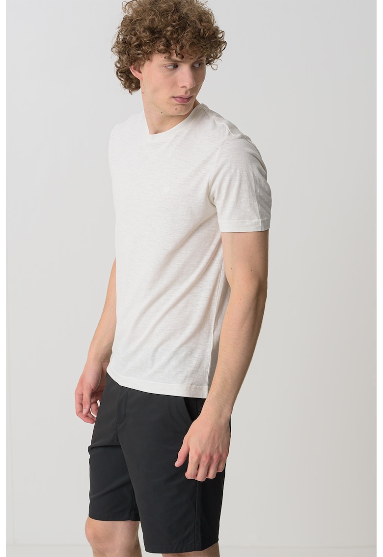 Tricou din amestec de bumbac organic si in