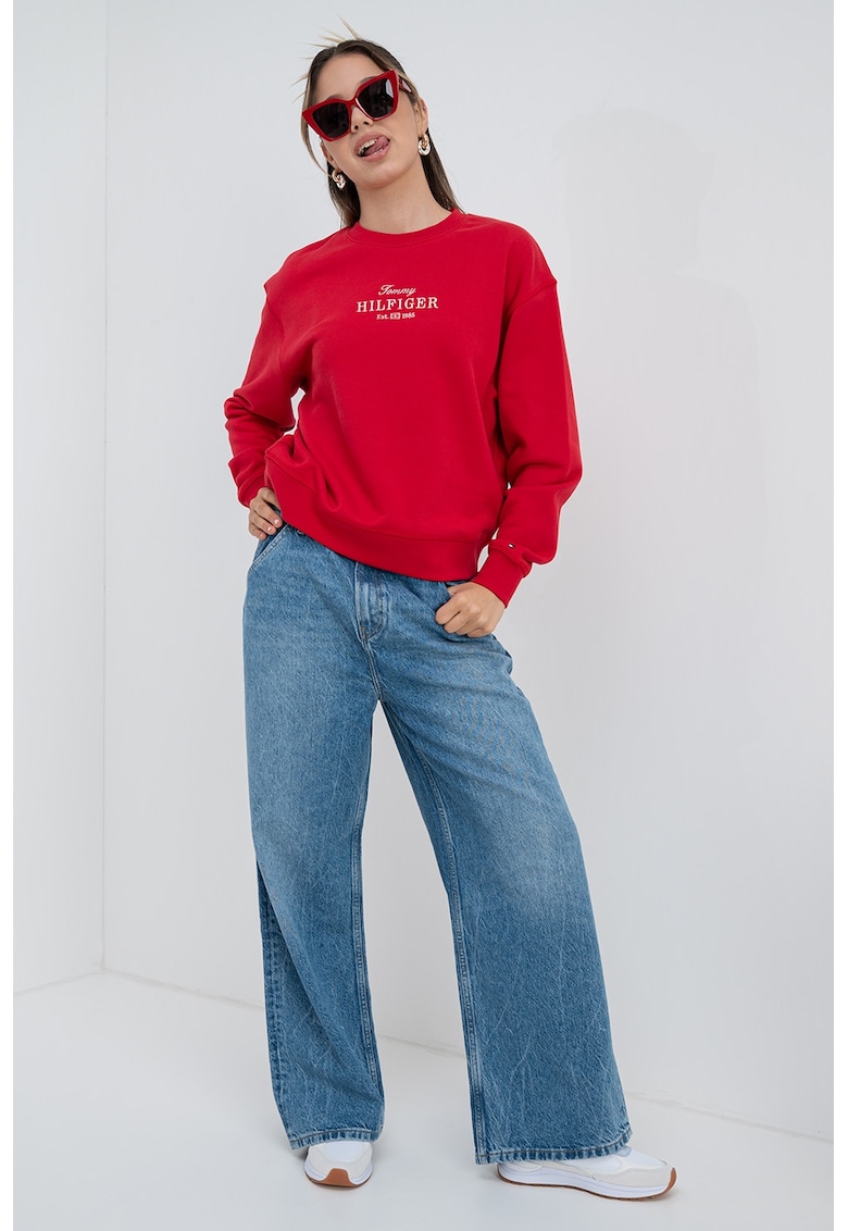 Bluza de trening cu imprimeu logo