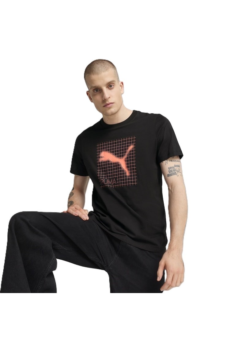 Tricou din bumbac cu logo