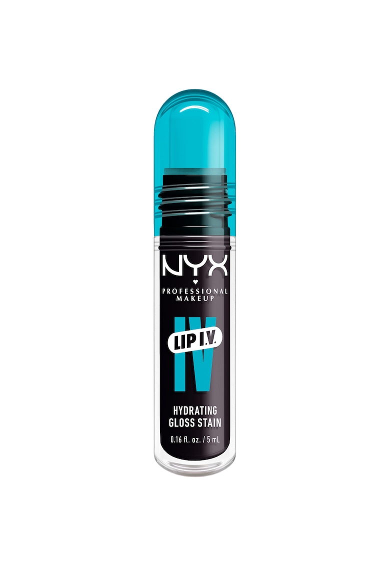 Luciu de buze hidratant cu efect de tint NYX PM Lip I.V. 5 ml - Grape Gushin'