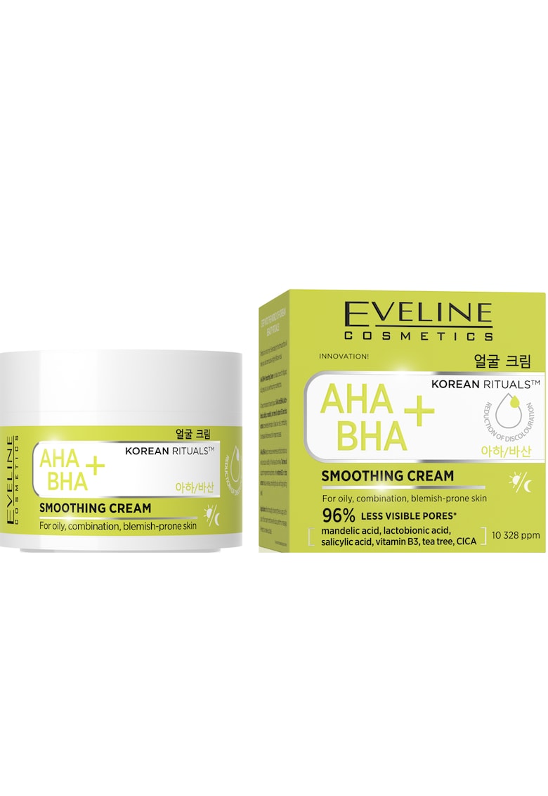 Crema de netezire  AHA+BHA Korean Rituals - cu acid mandelic - acid salicilic si niacinamida - pentru ten gras - mixt si cu imperfectiuni - 50 ml