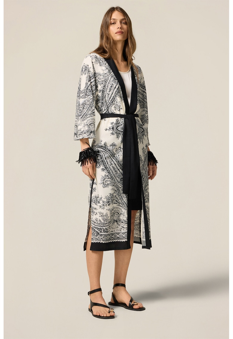 Chimono cu imprimeu floral Chimono cu imprimeu floral