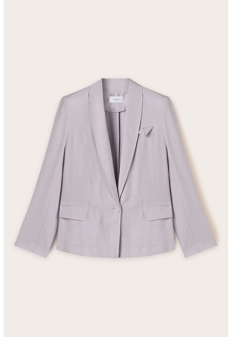 Sacou uni din amestec de in