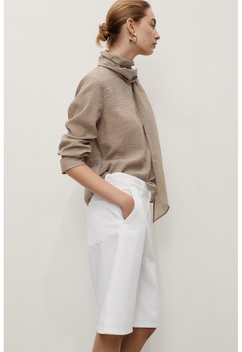 Blugi capri cu croiala ampla