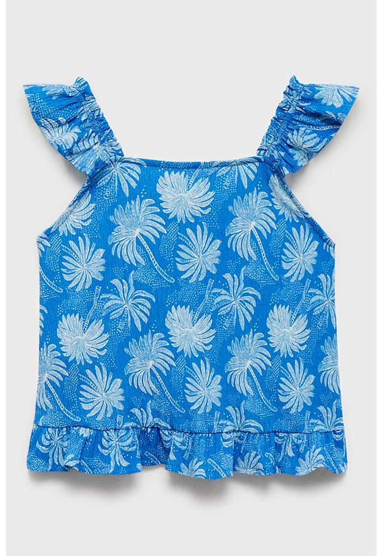 Top cu model si terminatie cu volane