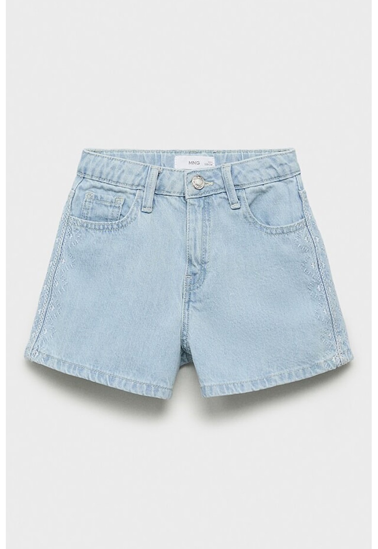 Blugi scurti cu talie ajustabila Blugi scurti cu talie ajustabila