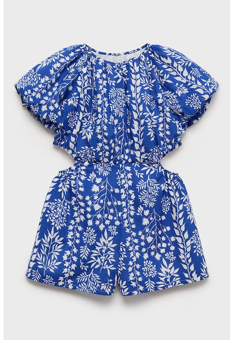 Salopeta cu imprimeu si decupaje