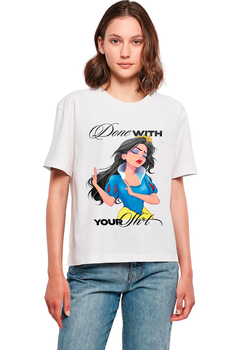 Tricou lejer din bumbac cu imprimeu grafic Tricou lejer din bumbac cu imprimeu grafic