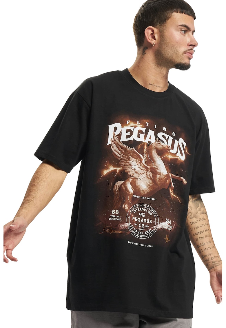 Tricou unisex lejer cu imprimeu grafic Tricou unisex lejer cu imprimeu grafic