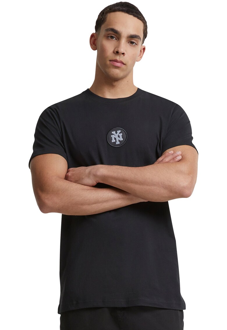 Tricou cu decolteu rotund - Negru