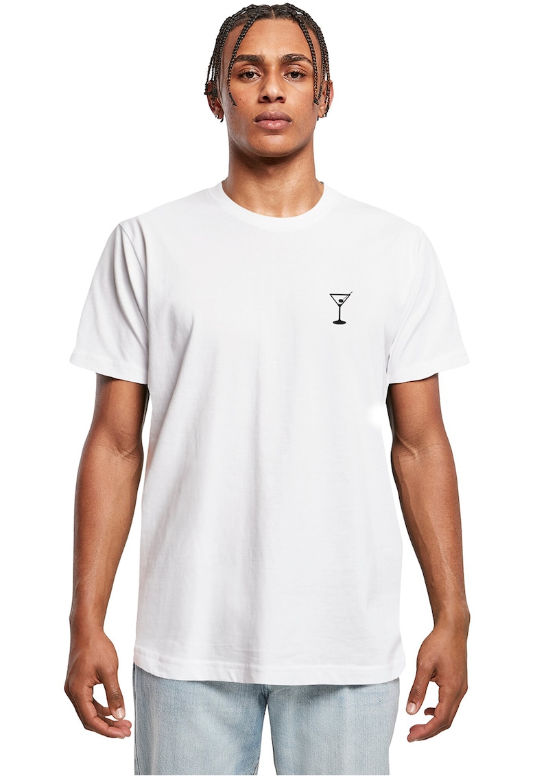 Mister tee Tricou cu imprimeu text - Alb/Negru