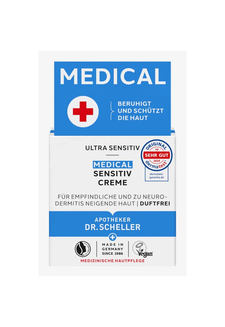 Crema calmanta si protectoare pentru pielea sensibila - predispusa la dermatita - Dr. Scheller Medical - 50 ml Crema calmanta si protectoare pentru pielea sensibila - predispusa la dermatita - Dr. Scheller Medical - 50 ml