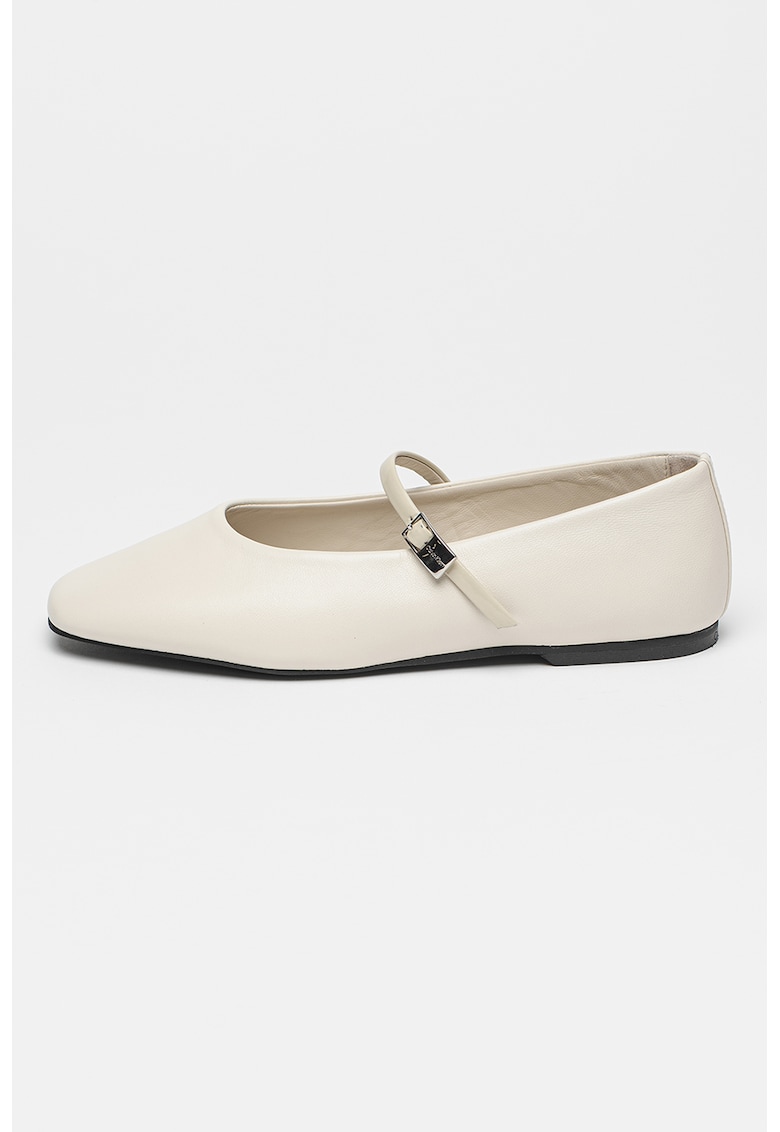 Balerini din piele cu catarama Balerini din piele cu catarama