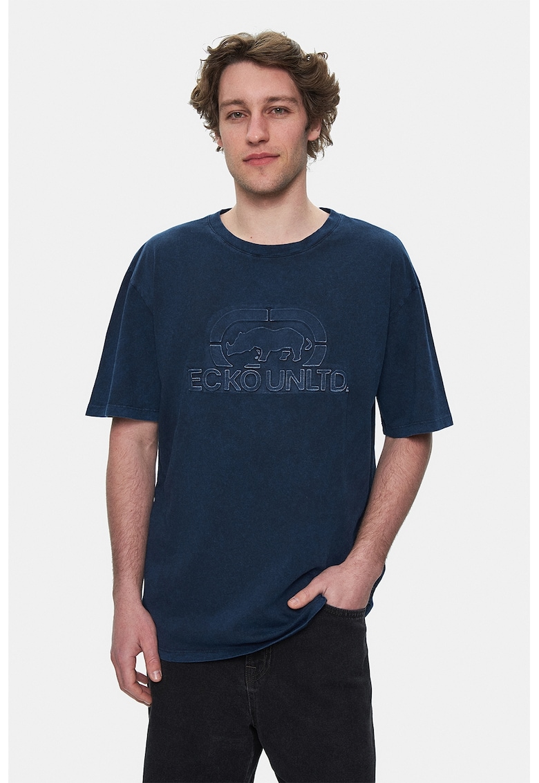 Tricou cu maneci cazute Rochester - Bleumarin