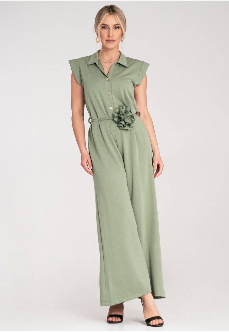 Salopeta lunga verde - material respirabil -
