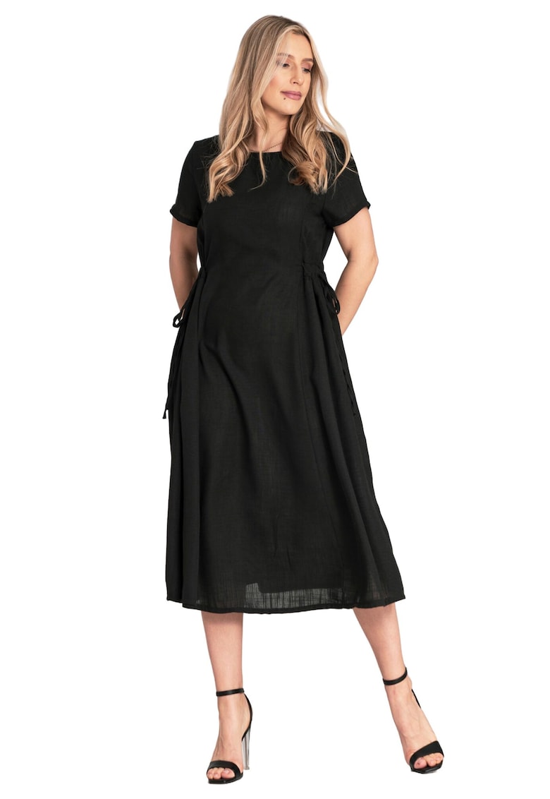 Rochie de cocktail - M1184 - neagra - eleganta - poliester -