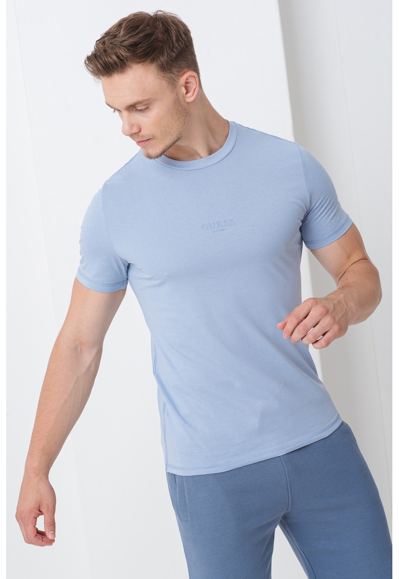 Tricou slim fit de bumbac